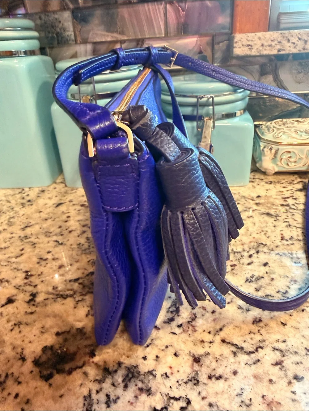 kate spade pebbled leather